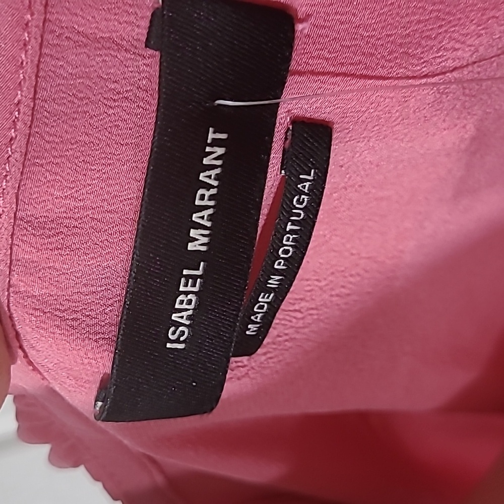 Isabel Marant Pink Ruffled Top - Picture 2 of 9